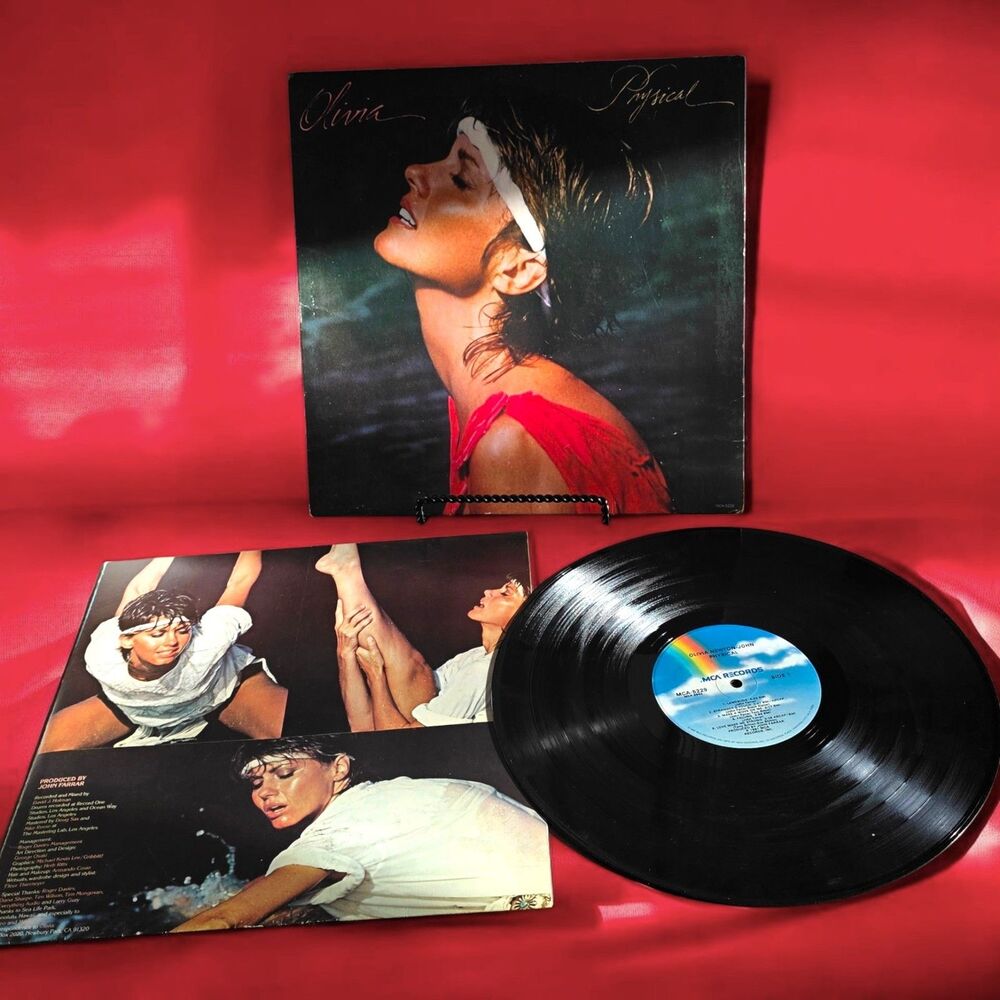 Olivia Newton John Physical LP Vinyl Record Album 1981 Gatefold Unfold To Poster